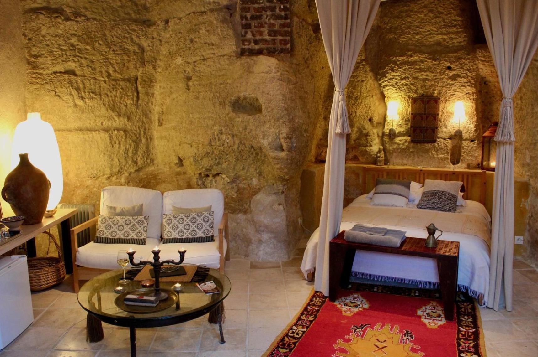 Bed and Breakfast Troglodyte Loft Thore-la-Rochette Экстерьер фото